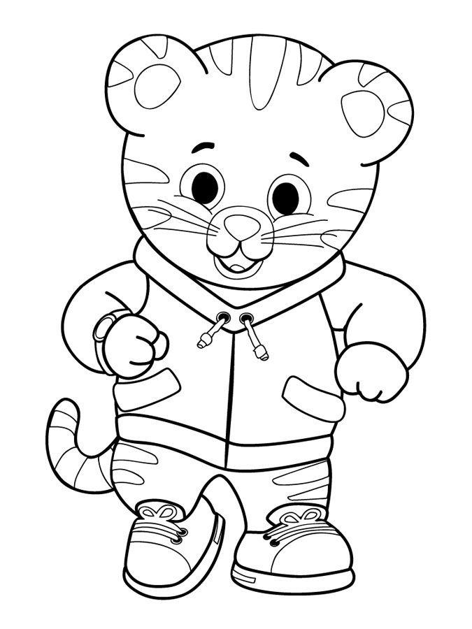 Tiger Coloring Pages for Kids Printable 3