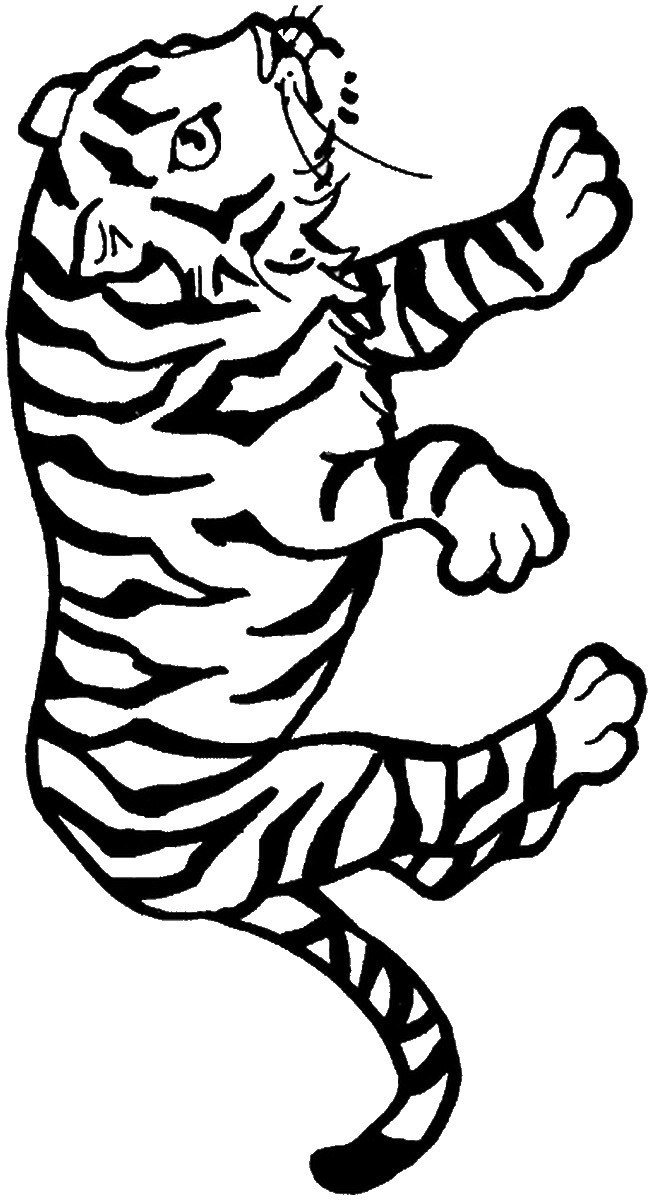 Tiger Coloring Pages for Kids Printable 35