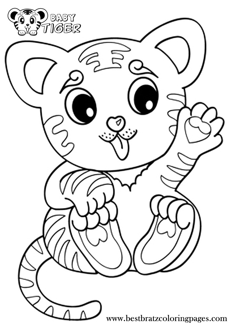 Tiger Coloring Pages for Kids Printable 51