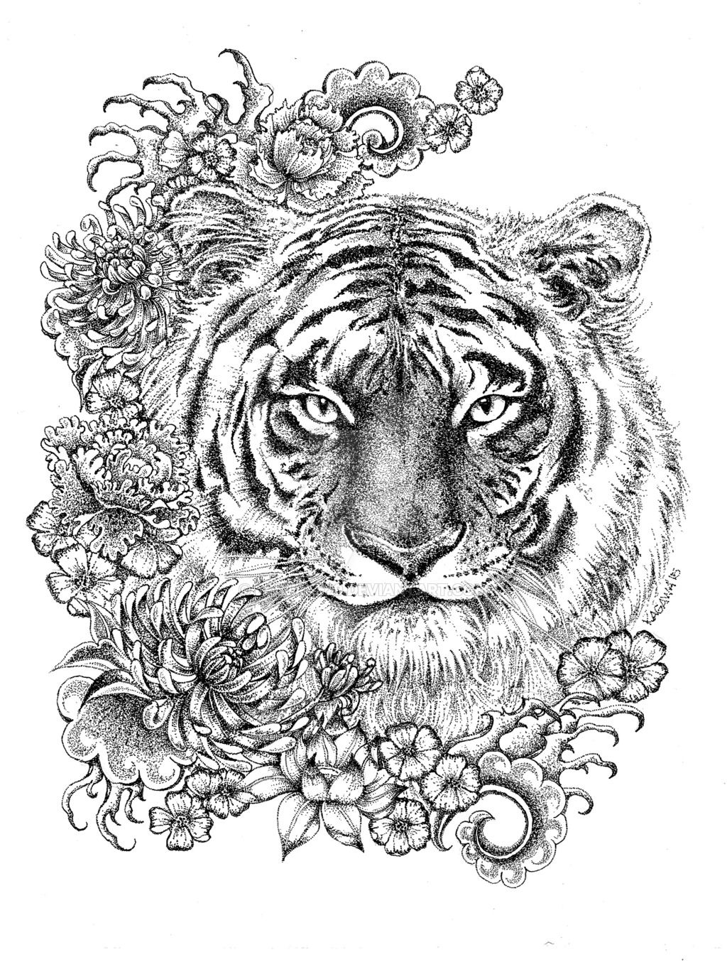 Tiger Coloring Pages for Kids Printable 62