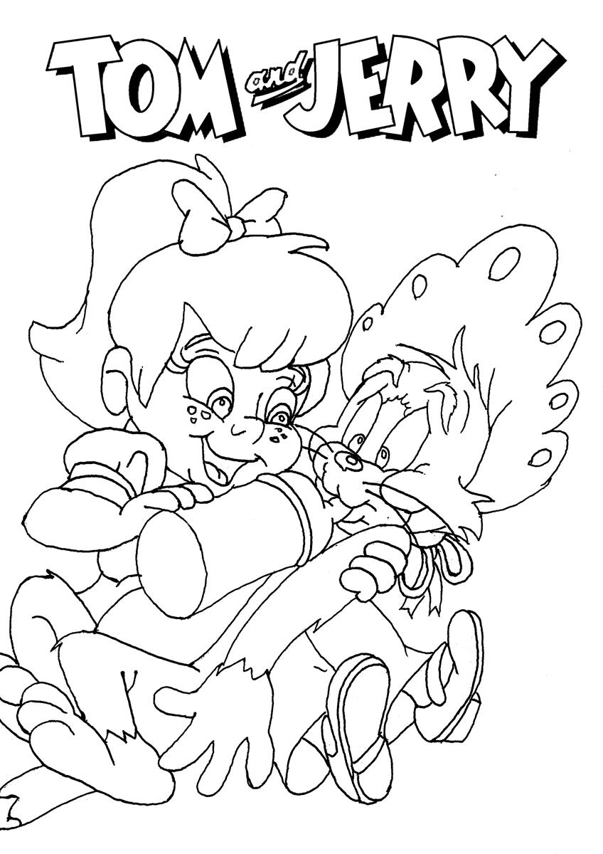 Tom and Jerry Coloring Pages Cartoon 10