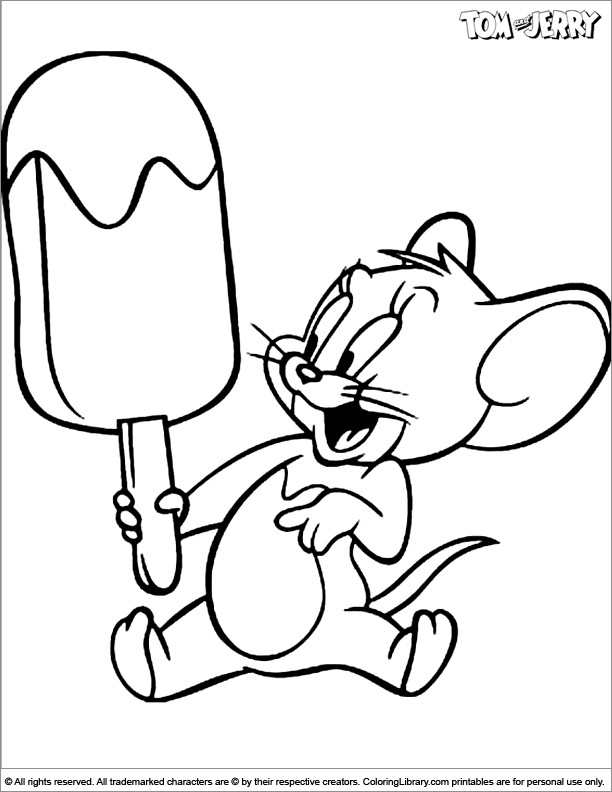 Tom and Jerry Coloring Pages Cartoon 11