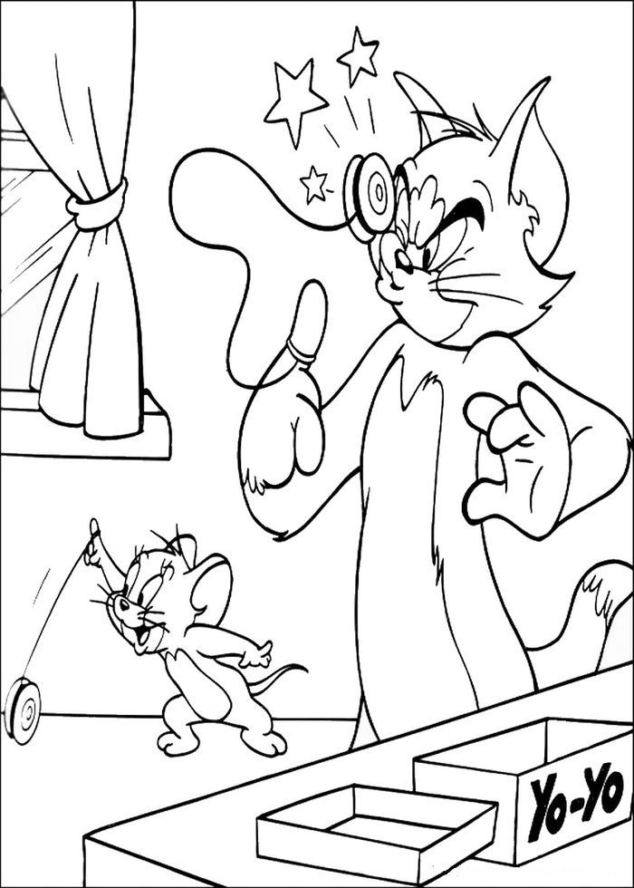 Tom and Jerry Coloring Pages Cartoon 15