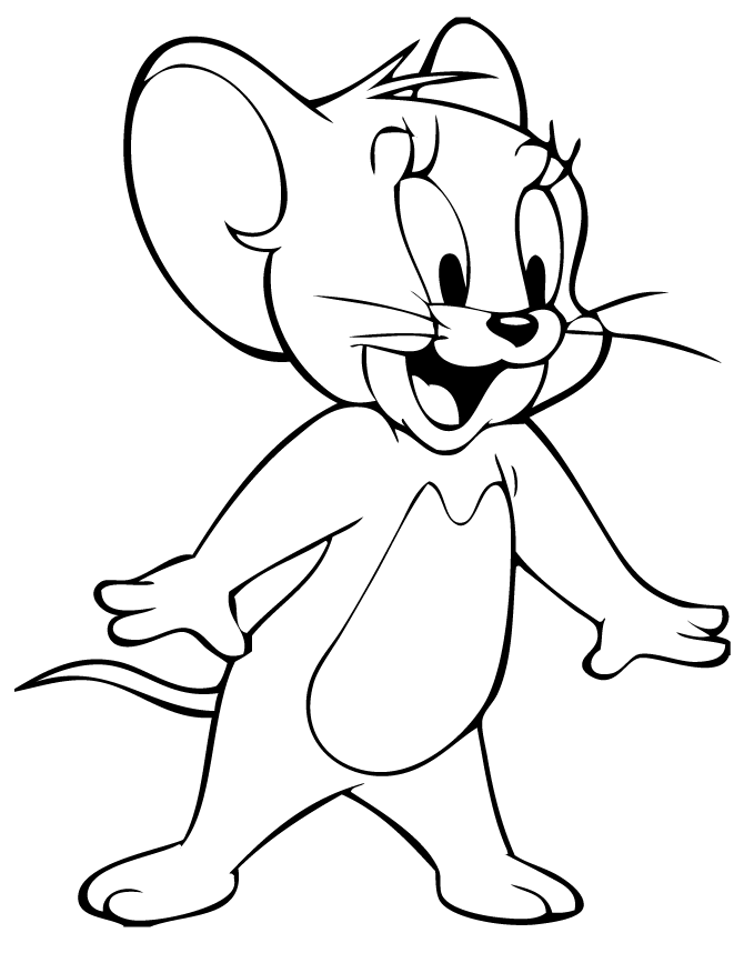 Tom and Jerry Coloring Pages Cartoon 16