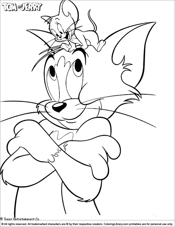 Tom and Jerry Coloring Pages Cartoon 19