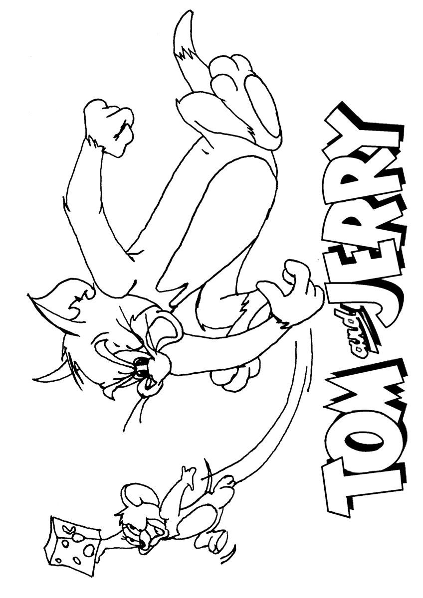 Tom and Jerry Coloring Pages Cartoon 20