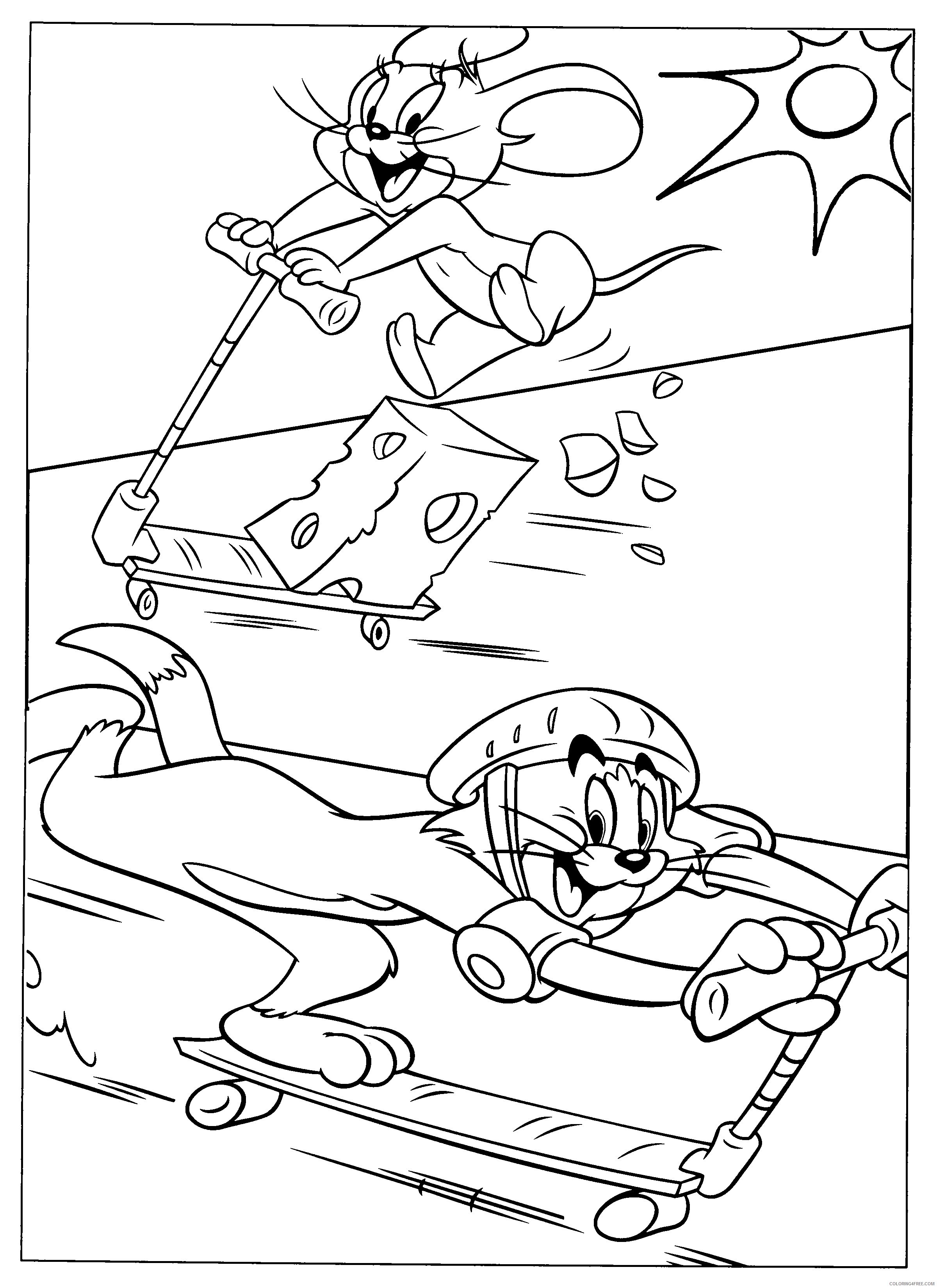 Tom and Jerry Coloring Pages Cartoon 21