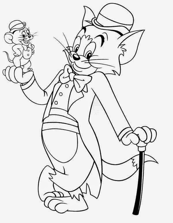 Tom and Jerry Coloring Pages Cartoon 24