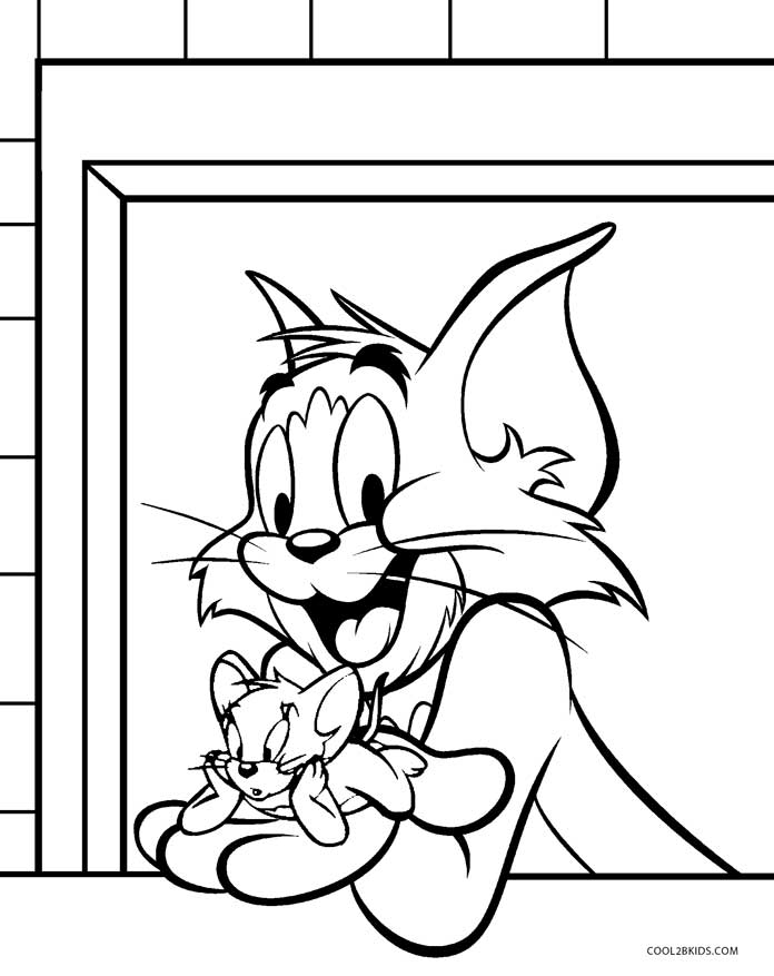 Tom and Jerry Coloring Pages Cartoon 25