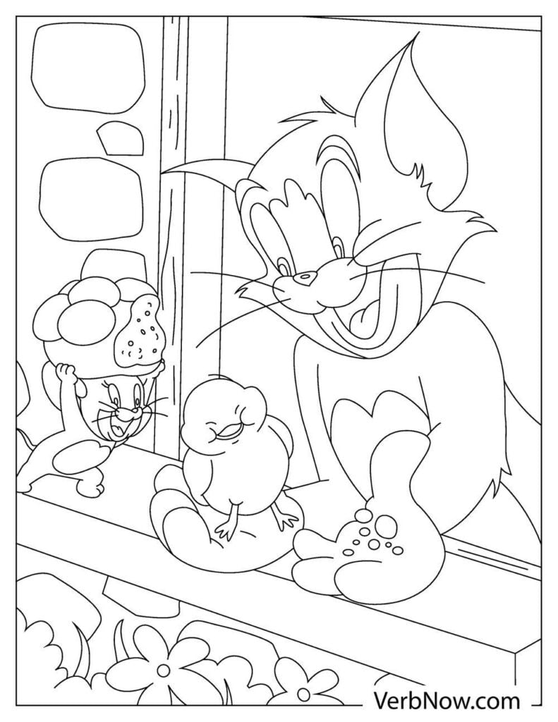 Tom and Jerry Coloring Pages Cartoon 26