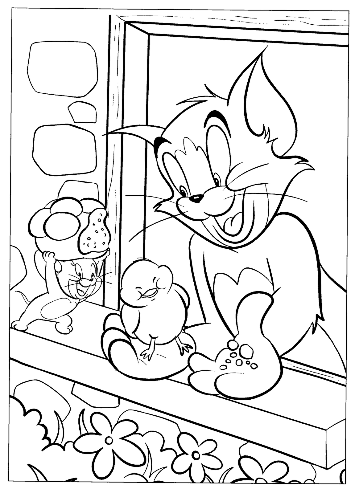 Tom and Jerry Coloring Pages Cartoon 27