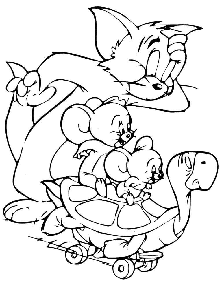 Tom and Jerry Coloring Pages Cartoon 31