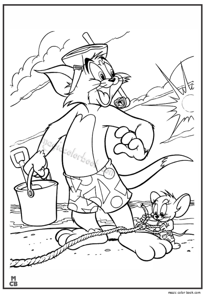 Tom and Jerry Coloring Pages Cartoon 32