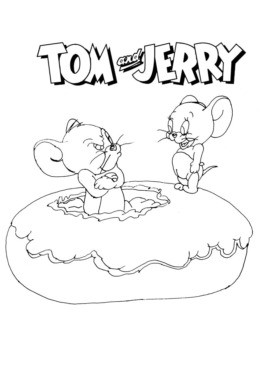 Tom and Jerry Coloring Pages Cartoon 38