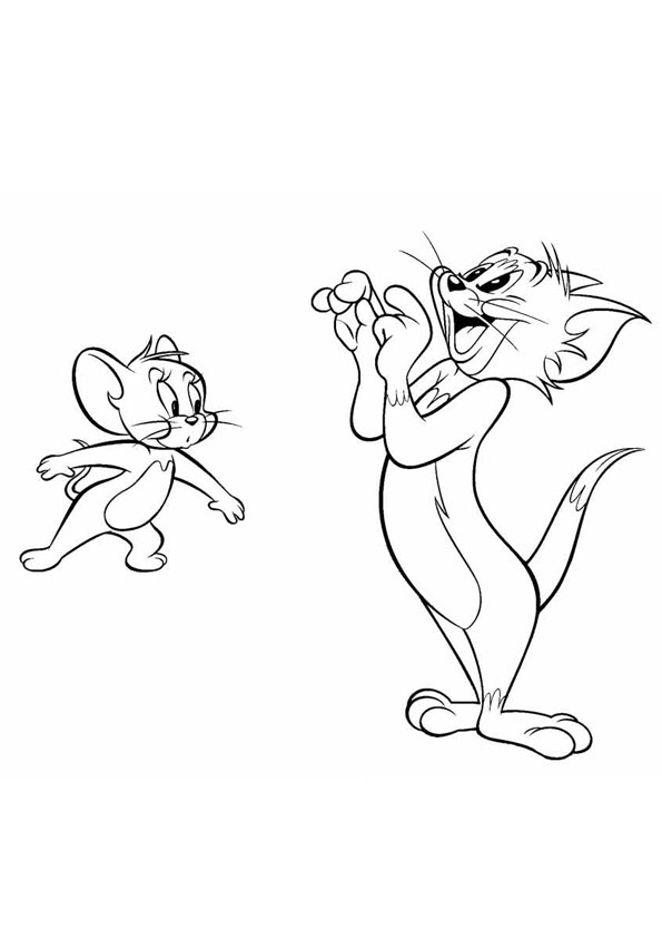 Tom and Jerry Coloring Pages Cartoon 39