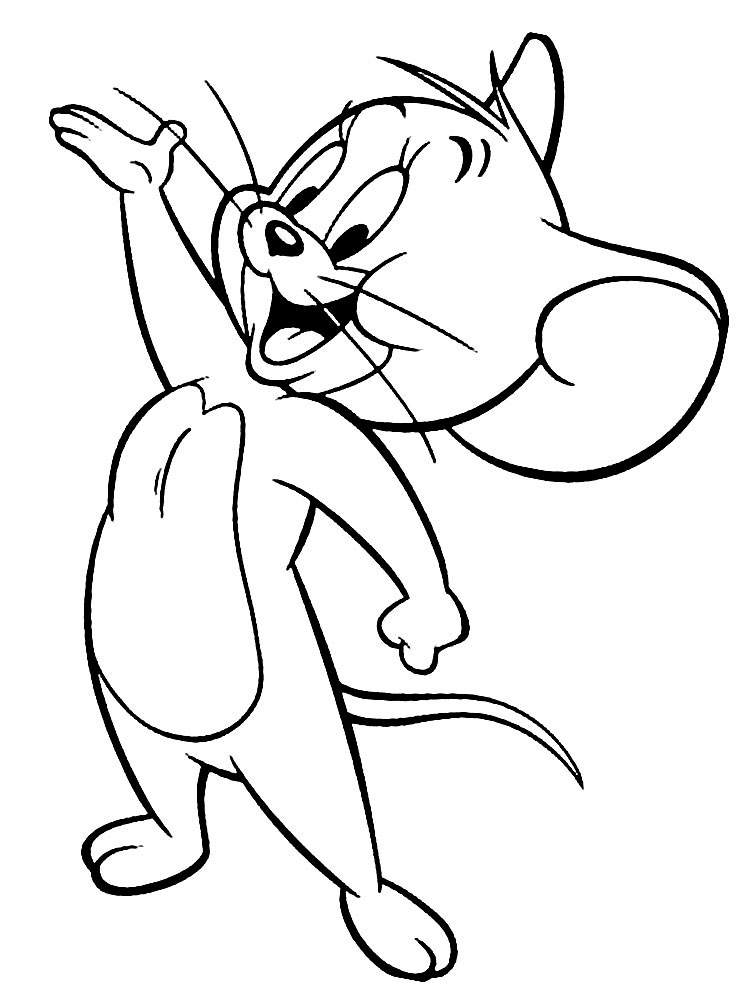 Tom and Jerry Coloring Pages Cartoon 42