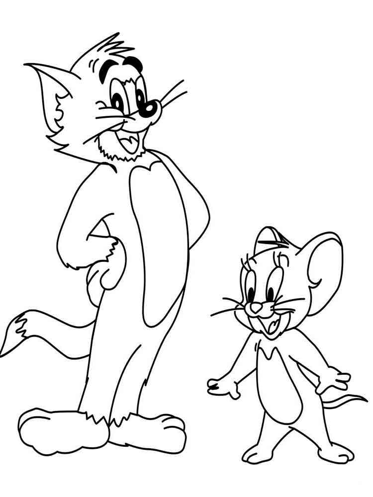 Tom and Jerry Coloring Pages Cartoon 55