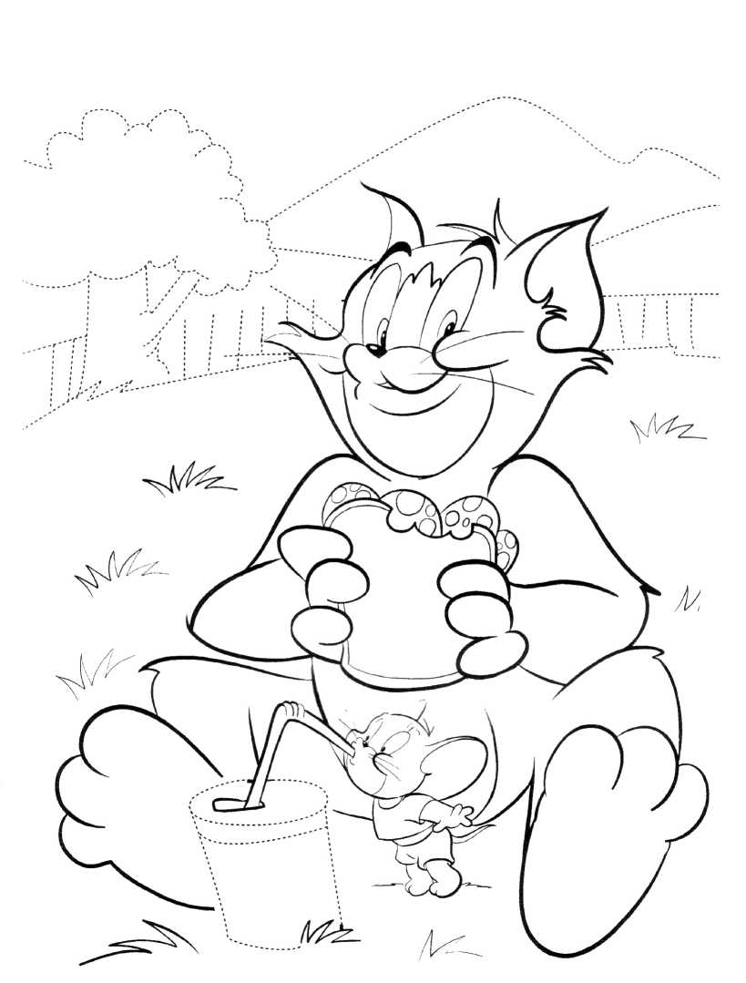 Tom and Jerry Coloring Pages Cartoon 57