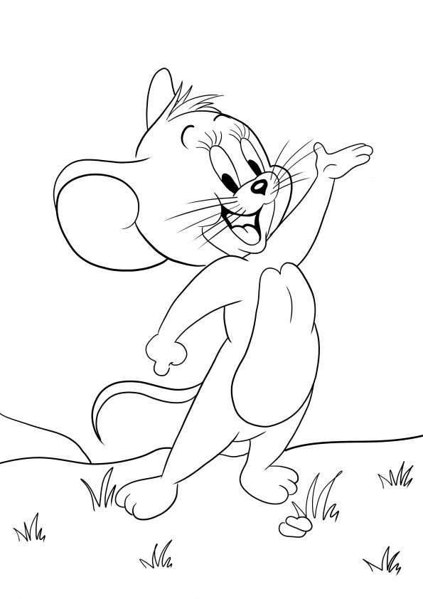 Tom and Jerry Coloring Pages Cartoon 60