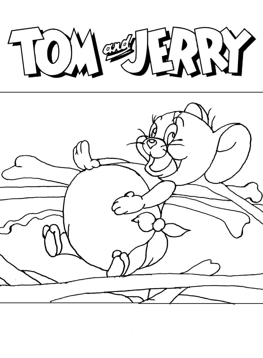 Tom and Jerry Coloring Pages Cartoon 64