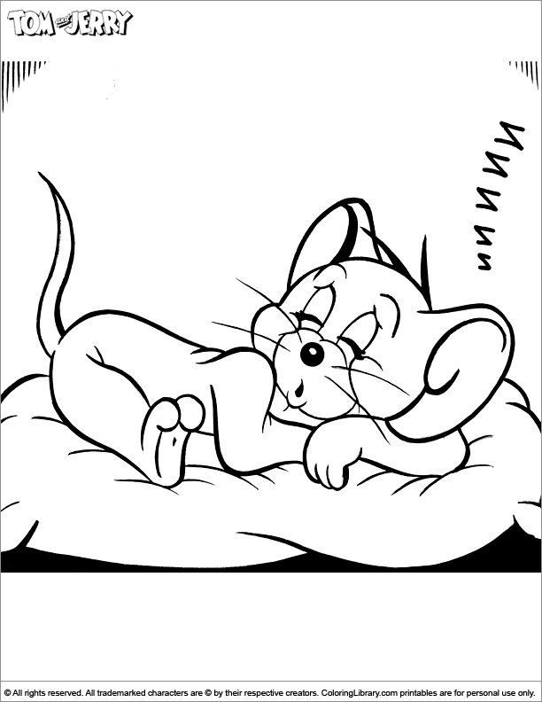 Tom and Jerry Coloring Pages Cartoon 65