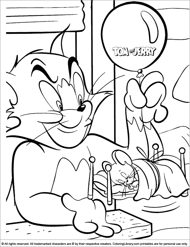 Tom and Jerry Coloring Pages Cartoon 68