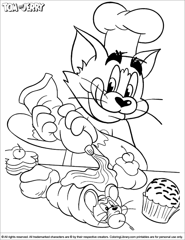 Tom and Jerry Coloring Pages Cartoon 69