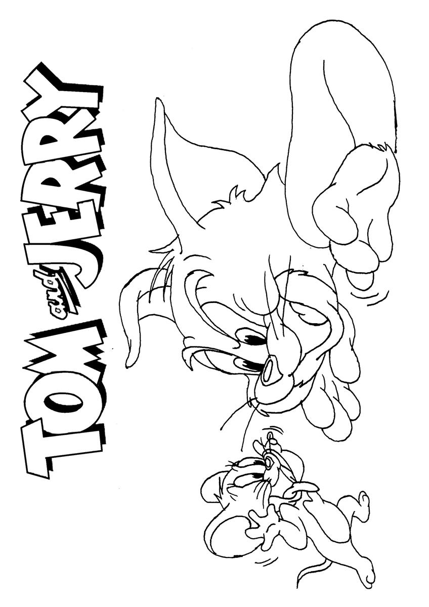 Tom and Jerry Coloring Pages Cartoon 7