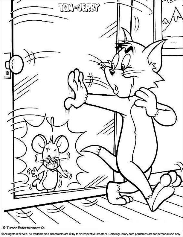 Tom and Jerry Coloring Pages Cartoon 70