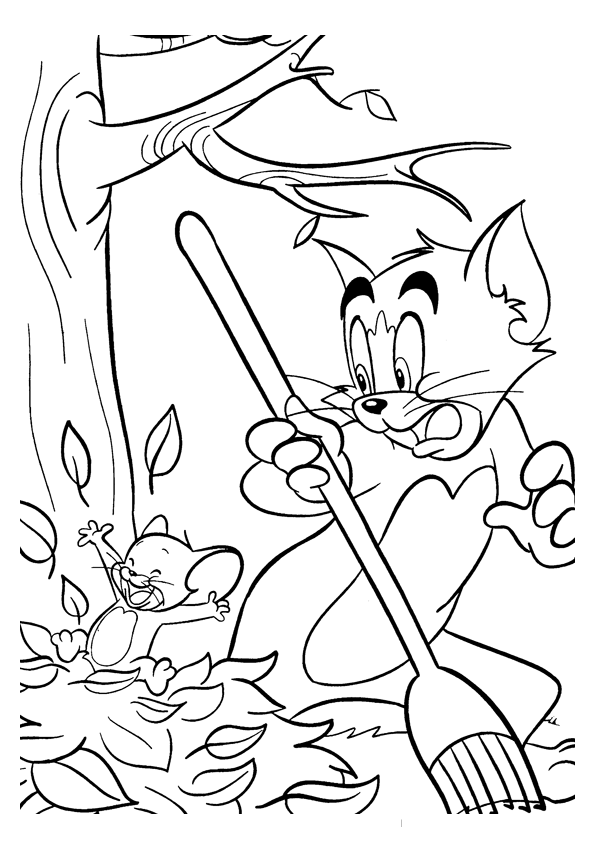 Tom and Jerry Coloring Pages Cartoon 72