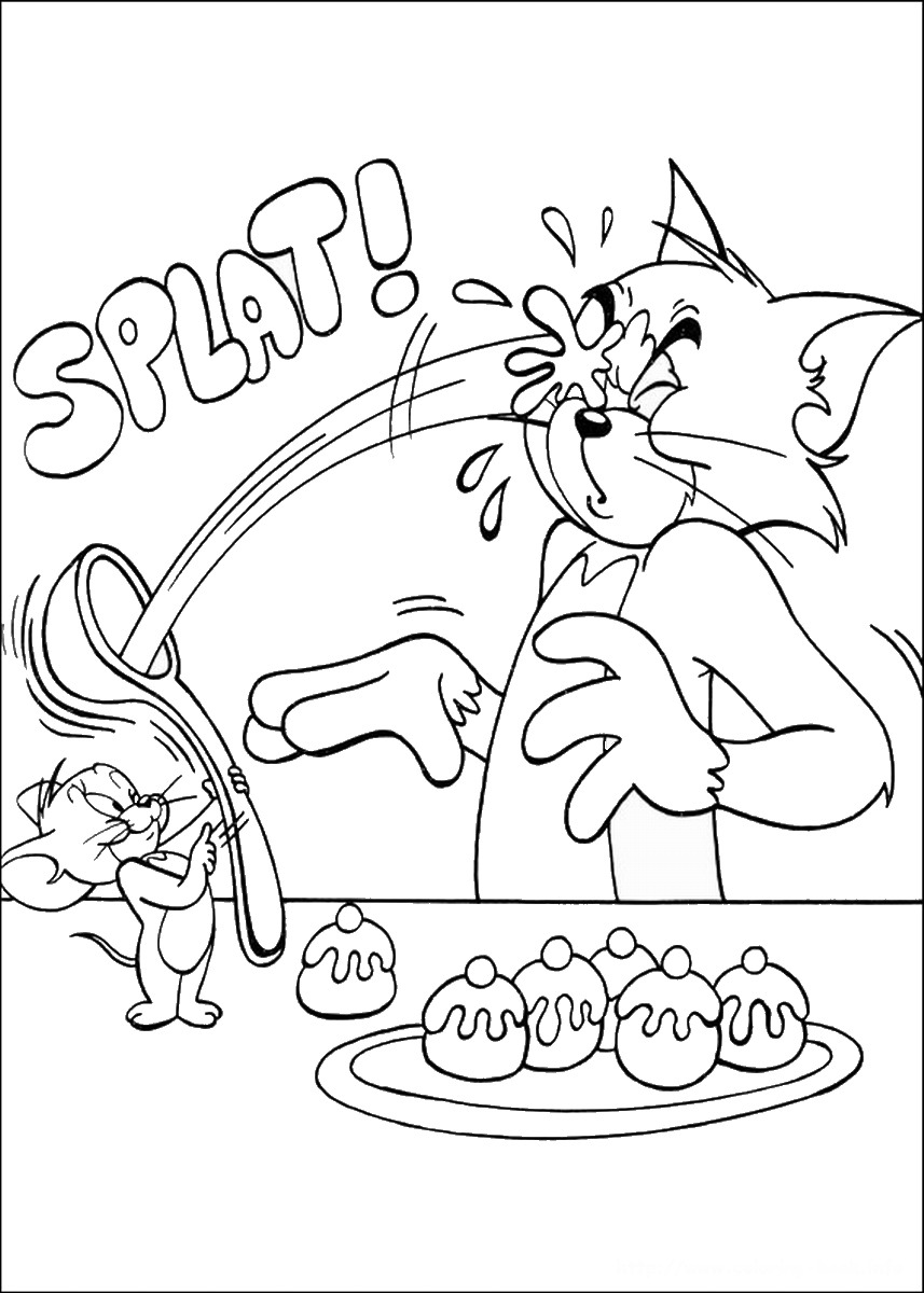 Tom and Jerry Coloring Pages Cartoon 74