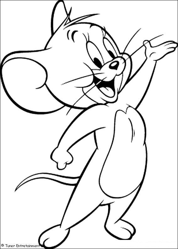 Tom and Jerry Coloring Pages Cartoon 76