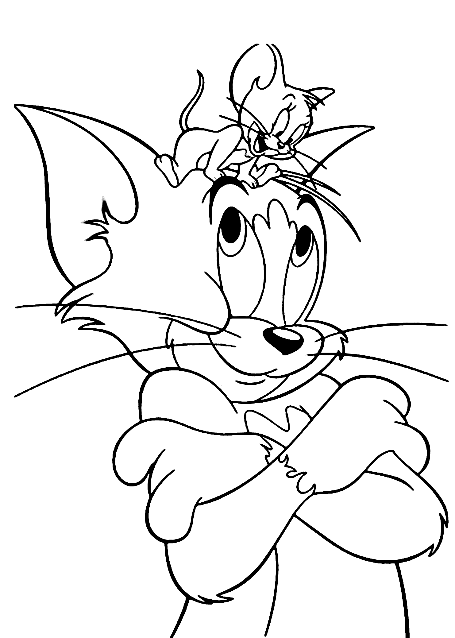 Tom and Jerry Coloring Pages Cartoon 82