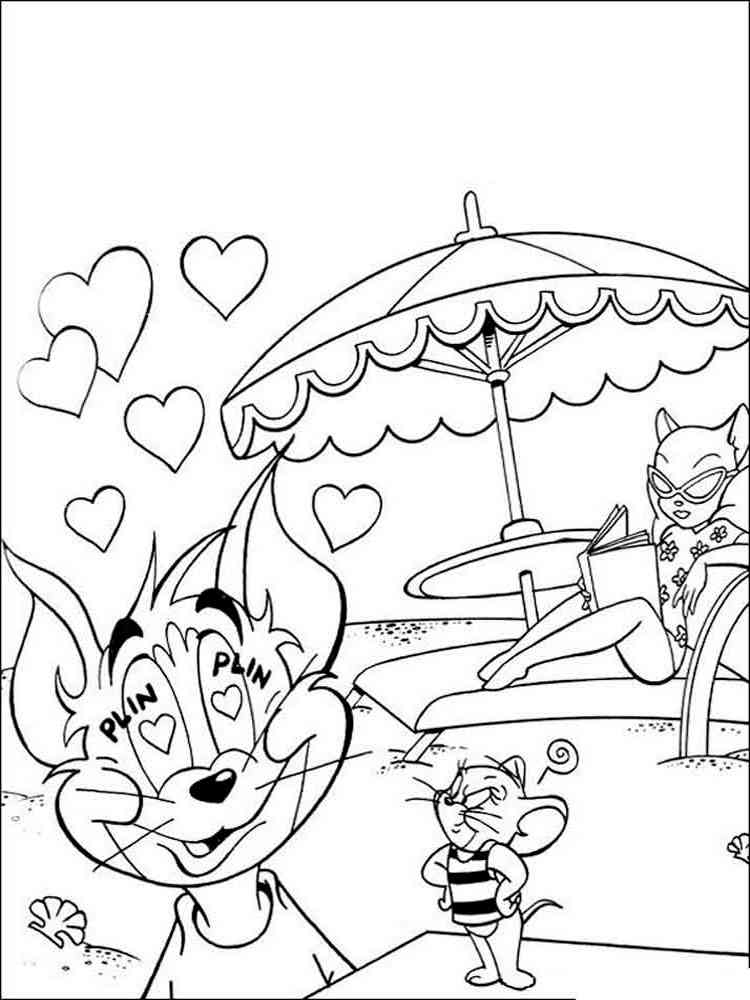 Tom and Jerry Coloring Pages Cartoon 83