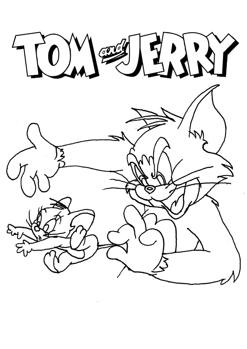 Tom and Jerry Coloring Pages Cartoon 84