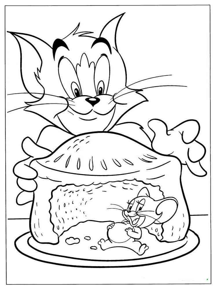 Tom and Jerry Coloring Pages Cartoon 86