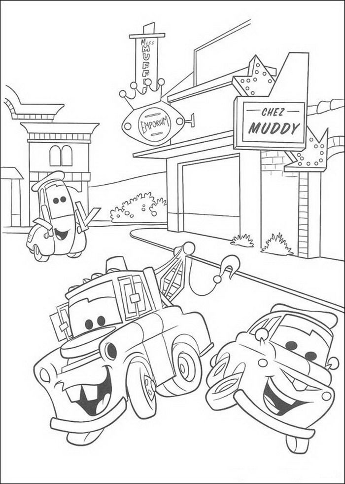 100 Free Cars Movie Coloring Pages: Rev Up Your Creativity 11