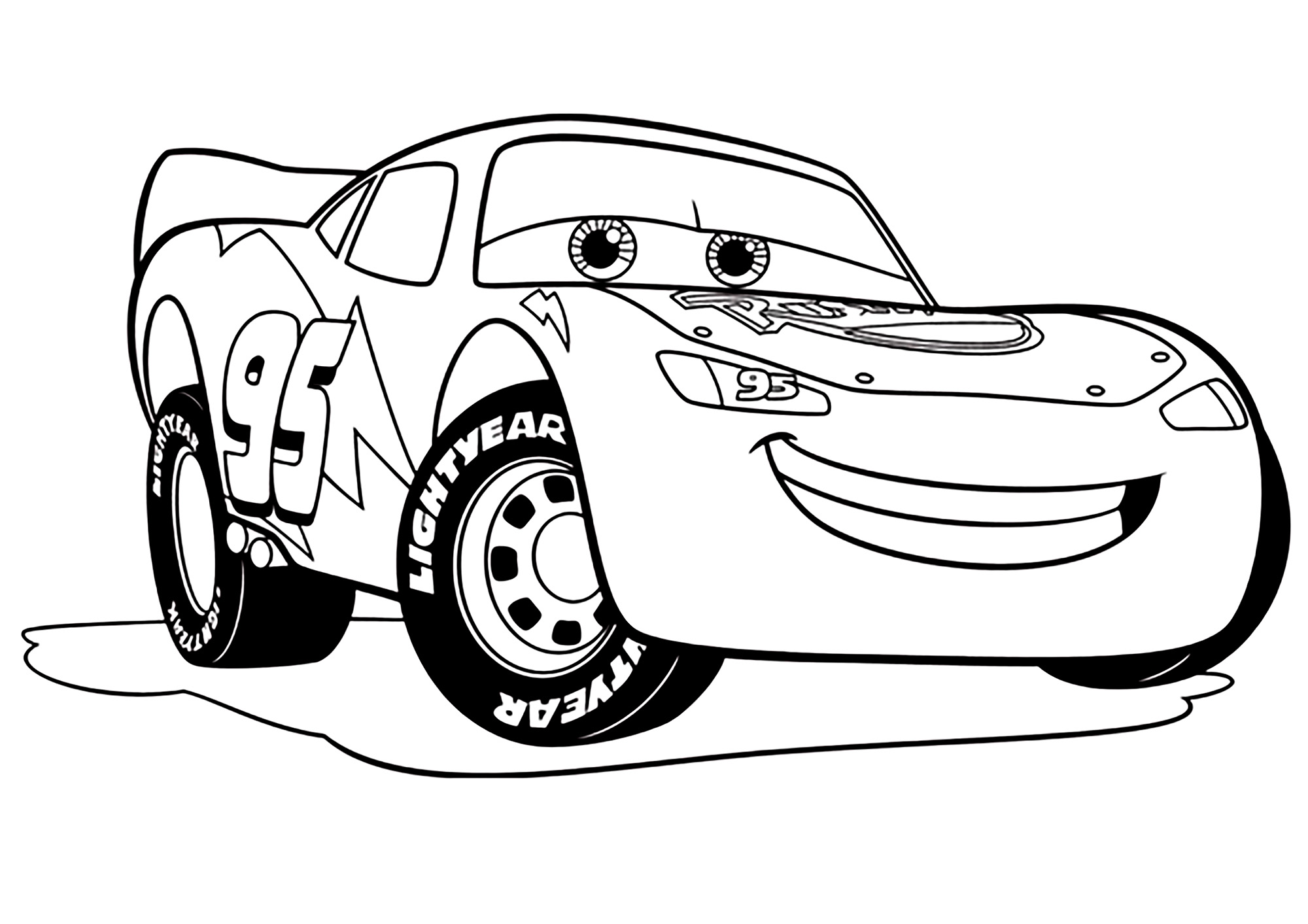 100 Free Cars Movie Coloring Pages: Rev Up Your Creativity 16