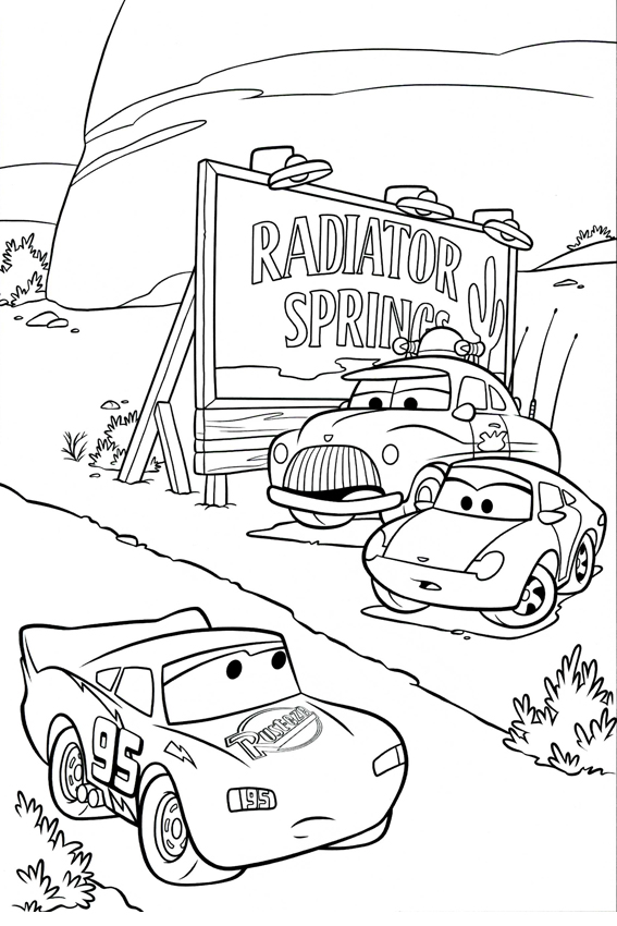 100 Free Cars Movie Coloring Pages: Rev Up Your Creativity 20