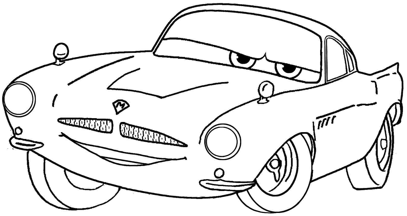 100 Free Cars Movie Coloring Pages: Rev Up Your Creativity 21