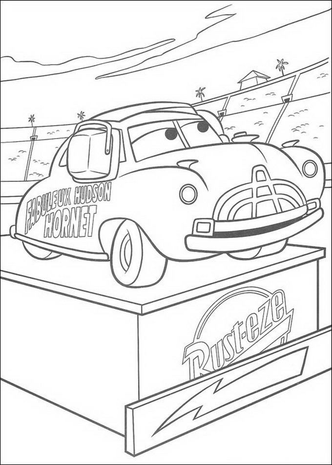 100 Free Cars Movie Coloring Pages: Rev Up Your Creativity 26