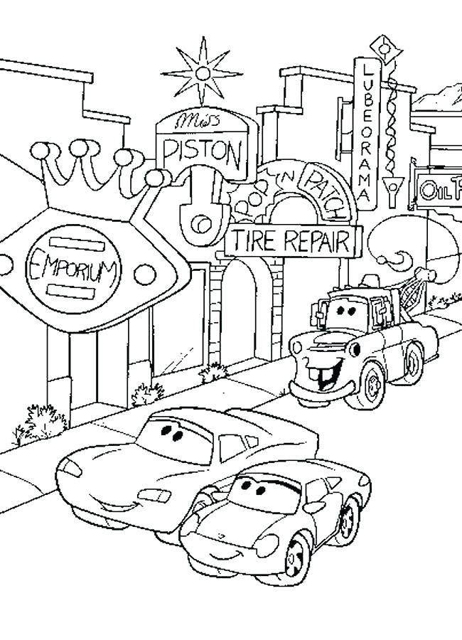 100 Free Cars Movie Coloring Pages: Rev Up Your Creativity 27