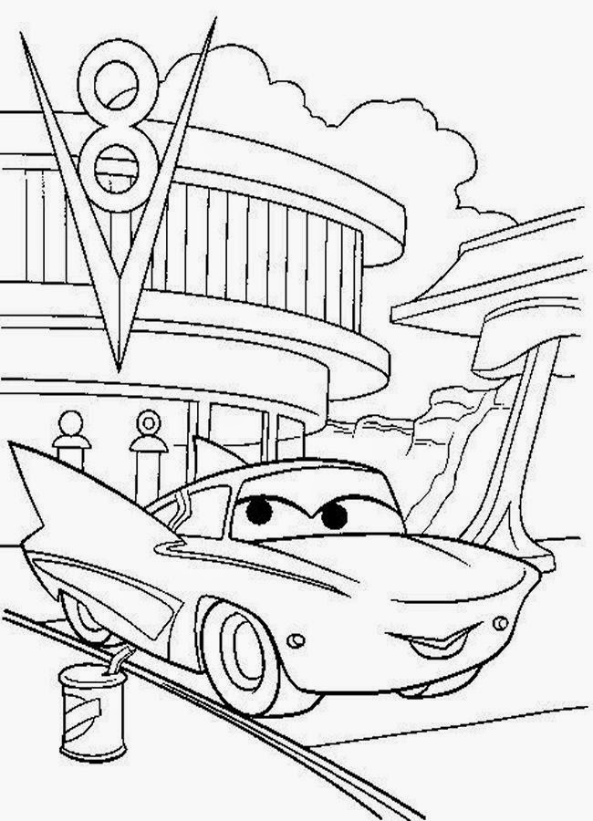 100 Free Cars Movie Coloring Pages: Rev Up Your Creativity 31