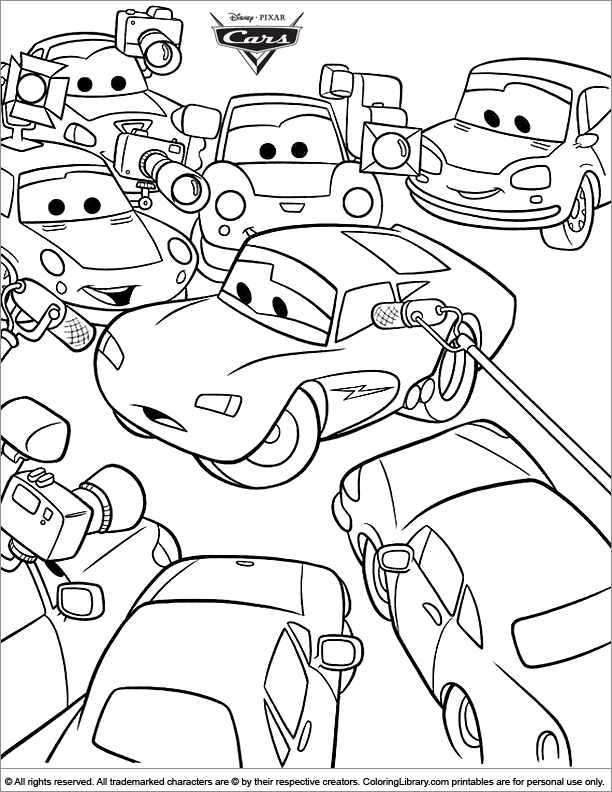 100 Free Cars Movie Coloring Pages: Rev Up Your Creativity 42