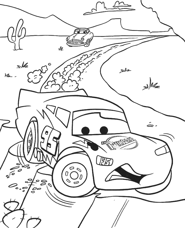 100 Free Cars Movie Coloring Pages: Rev Up Your Creativity 47