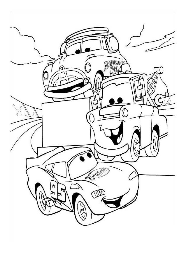 100 Free Cars Movie Coloring Pages: Rev Up Your Creativity 51