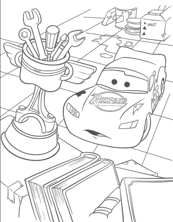 100 Free Cars Movie Coloring Pages: Rev Up Your Creativity 58