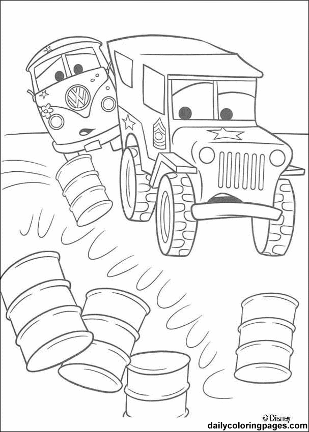 100 Free Cars Movie Coloring Pages: Rev Up Your Creativity 64