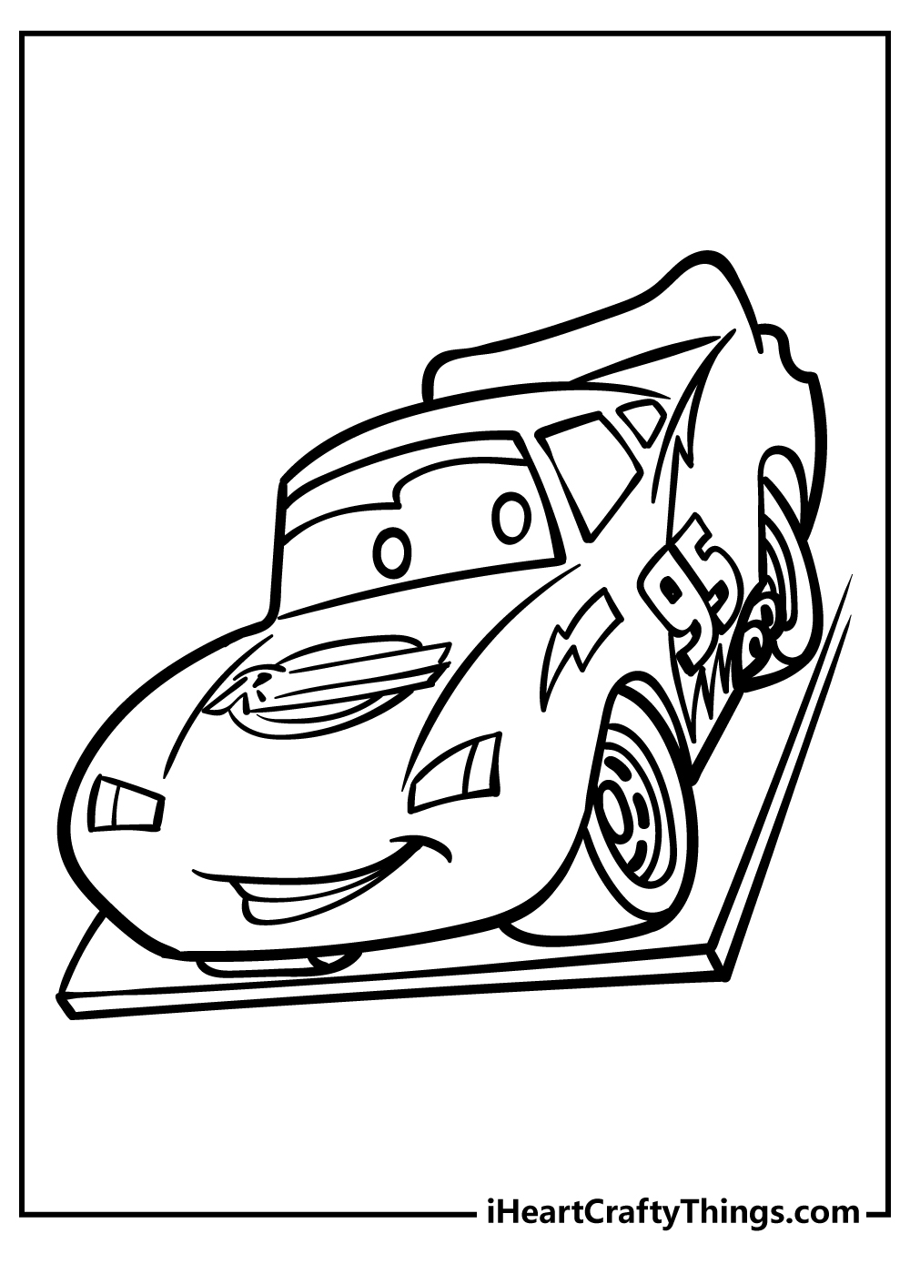 100 Free Cars Movie Coloring Pages: Rev Up Your Creativity 68