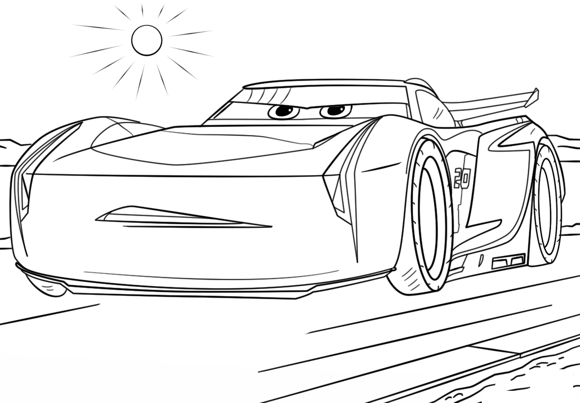 100 Free Cars Movie Coloring Pages: Rev Up Your Creativity 77